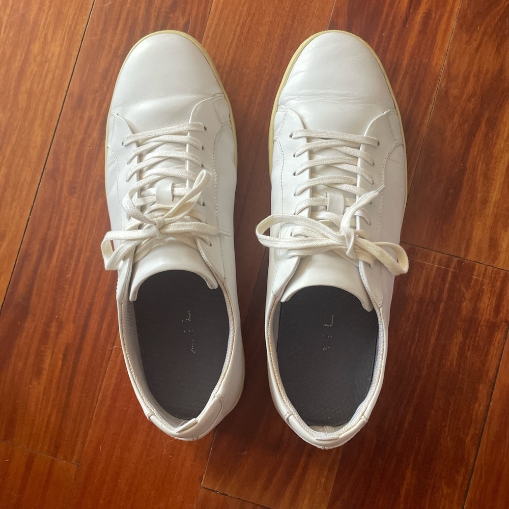 Men's RAILS (Nordstrom brand) White Leather Sneakers size 11